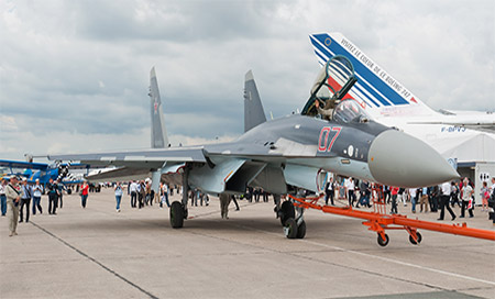 El caza ruso Su-35